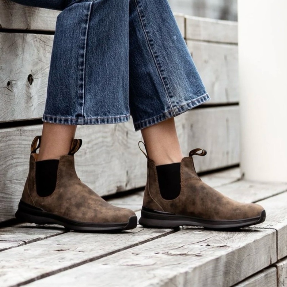 Blundstone #2144 active Chelsea boots in brown suede uppers - Picture 10 of 13